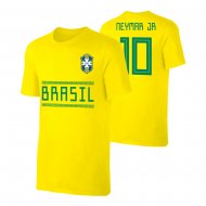 Βραζιλία WC2018 μπλουζάκι 'Qualifiers' ΝΕΙΜΑΡ, κίτρινο