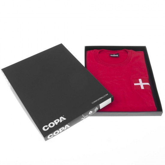 Denmark 1970s Short Sleeve Retro Football Shirt