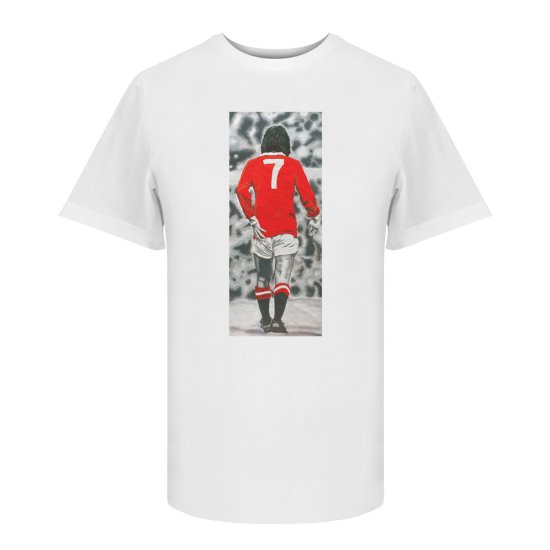 George Best Good,Better,BEST t-shirt, white