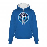 Εθνική Ελλάδας φούτερ με κουκούλα 'Δάφνες', μπλε ρουά