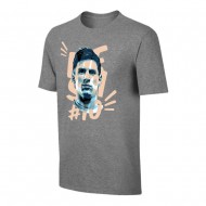 Μεσι μπλουζάκι 'Πορτραίτο', γκρι