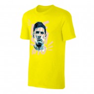 Μεσι μπλουζάκι 'Πορτραίτο', κίτρινο