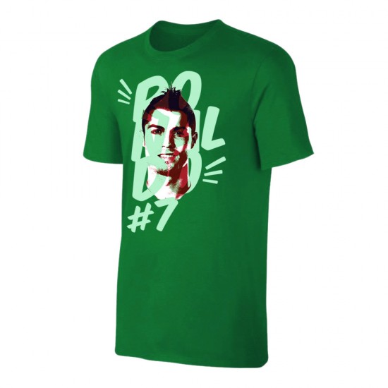 Ronaldo Portrait t-shirt, green