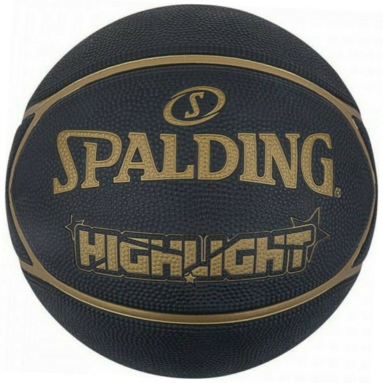 Spalding HIGHLIGHT Gold basketball (Size  7)