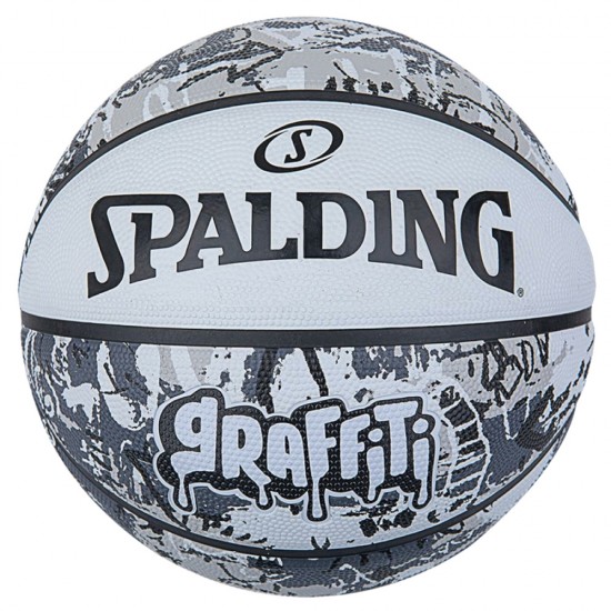 Μπάλα μπάσκετ Spalding Graffiti (Μέγεθος 7), γκρι