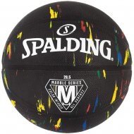 Μπάλα μπάσκετ Spalding Marble Series (Μέγεθος 7), μαύρη