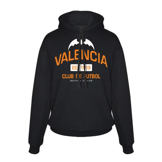 Valencia Est.1919 footer with hood, black