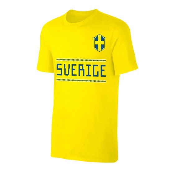 Sweden WC2018 Qualifiers t-shirt, yellow