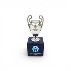 UEFA Champions League τρισδιάστατη μινιατούρα τροπαίου σε ξύλινη βάση Μαρσέιγ (70mm)