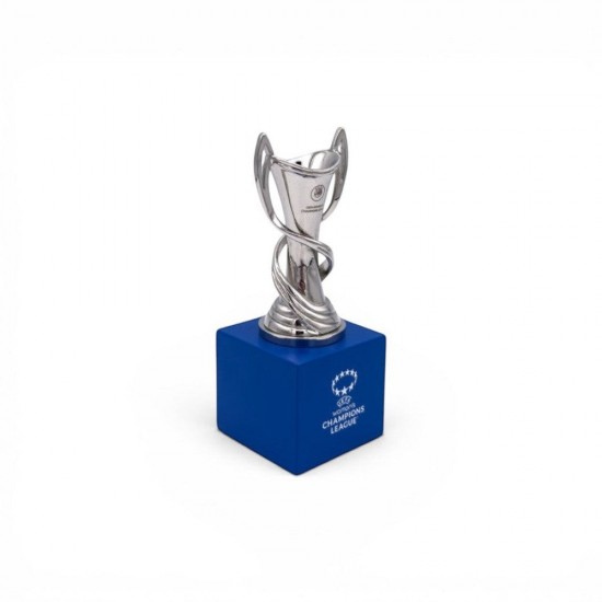 UEFA Women’s Champions League τρισδιάστατη μινιατούρα τροπαίου σε ξύλινη βάση (70mm)