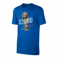 Ισλανδία WC2018 μπλουζάκι 'Τρόπαιο', μπλε