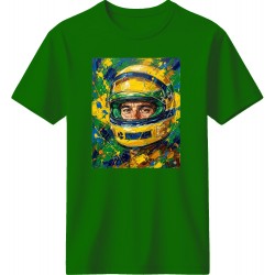 Άιρτον Σένα μπλουζάκι Brazilian Racing Legend, πράσινο