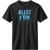 Ολιμπίκ Μαρσέιγ μπλουζάκι «Allez l'OM», μαύρο