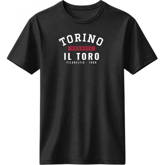Τορίνο μπλουζάκι «Granata Il Toro», μαύρο