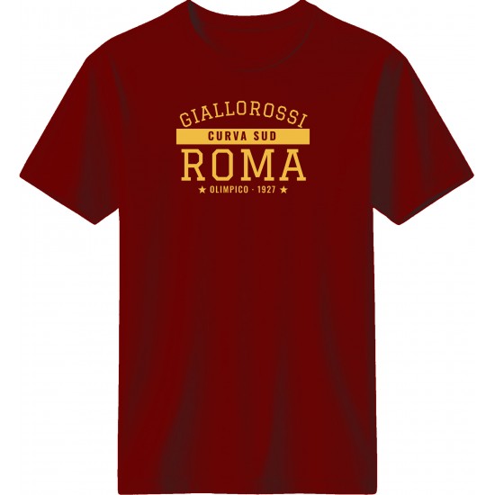 Ρόμα μπλουζάκι «Giallorossi», κόκκινο σκούρο