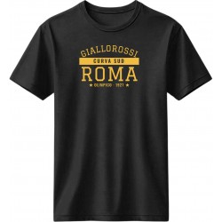 Ρόμα μπλουζάκι «Giallorossi», μαύρο
