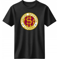 Λιβόρνο μπλουζάκι ΄''Livorno 1915 Vintage Crest T-Shirt'' – Retro Italian Football Edition, μαύρο