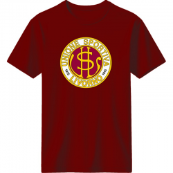 Λιβόρνο μπλουζάκι ΄''Livorno 1915 Vintage Crest T-Shirt'' – Retro Italian Football Edition, βυσσινί