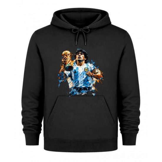 Μαραντόνα φούτερ '' El Diego World Champion 1986,'' μαύρο