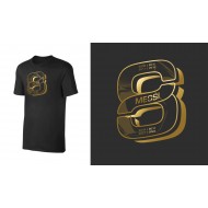 Lionel Messi 'MESSEIGHT' t-shirt, black