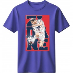 Ζιντάν ρετρό μπλουζάκι “Zidane – 10” ,μωβ