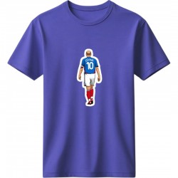 Ζιντάν ρετρό μπλουζάκι “Zidane 10 – France” , μωβ