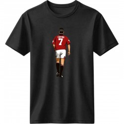 Καντονά ρετρό μπλουζάκι “Cantona 7 Iconic”, μαύρο