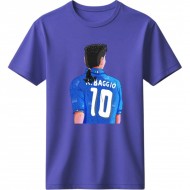 Μπάτζιο ρετρό μπλουζάκι “Baggio 10 – Italia” , μωβ