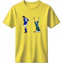 Ταφαρέλ ρετρό μπλουζάκι “Baggio & Taffarel – World Cup 1994” ,κίτρινο