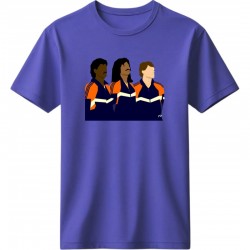 Ολλανδία ρετρό μπλουζάκι “Orange Legends – Netherlands”, μωβ