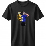 Μαραντόνα ρετρό μπλουζάκι “Argentina No.10 Legend”, μαύρο