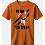 Κρόιφ ρετρό μπλουζάκι “Total Cruyff” ,πορτοκαλί