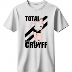 Κρόιφ ρετρό μπλουζάκι “Total Cruyff” ,λευκό