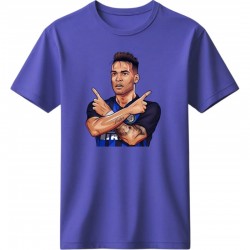 Λαουτάρο Μαρτίνεζ μπλουζάκι ''Lautaro Celebration''. μωβ