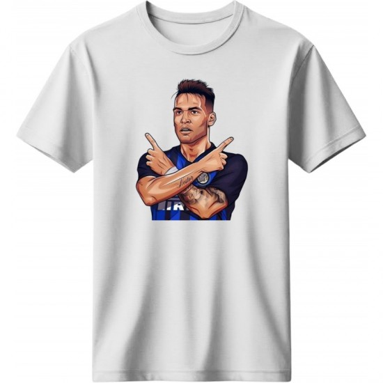 Λαουτάρο Μαρτίνεζ μπλουζάκι ''Lautaro Celebration''. λευκό