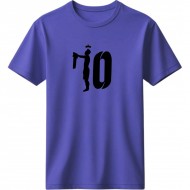 Μέσι μπλουζάκι ''The King of 10''. μωβ