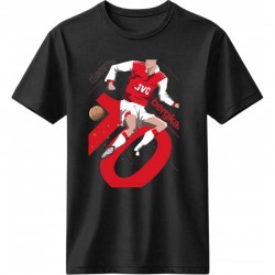 Άρσεναλ ρετρό μπλουζάκι “Bergkamp 10” ,μαύρο