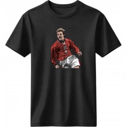 Μπέκαμ ρετρό  μπλουζ΄άκι “Beckham No7”, μαύρο