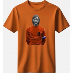 Κρόιφ ρετρό μπλουζάκι “Total Football Icon”, πορτοκαλί