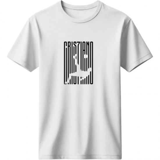 Ρονάλντο μπλουζάκι ποδοσφαίρου “Cristiano Line Art – Elite Mindset”, λευκό