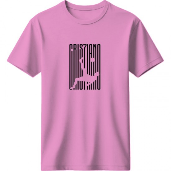 Ρονάλντο μπλουζάκι ποδοσφαίρου “Cristiano Line Art – Elite Mindset”, ροζ