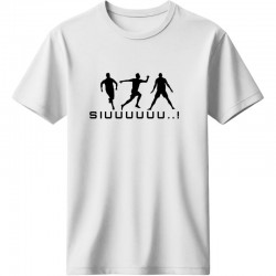 Ρονάλντο μπλουζάκι ποδοσφαίρου “SIUU Celebration”, λευκό