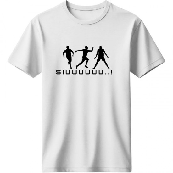 Ρονάλντο μπλουζάκι ποδοσφαίρου “SIUU Celebration”, λευκό