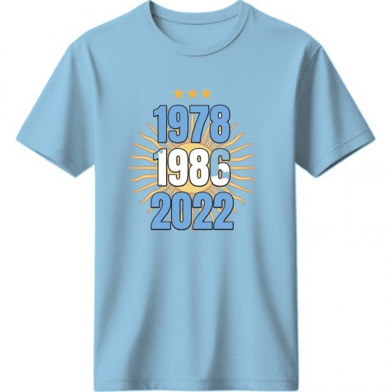 Αργεντινή μπλουζάκι “Argentina Champions – 3 Stars Legacy”, ανοιχτό μπλε