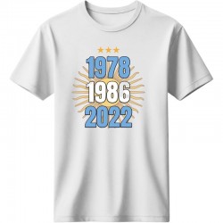 Αργεντινή μπλουζάκι “Argentina Champions – 3 Stars Legacy”, λευκό