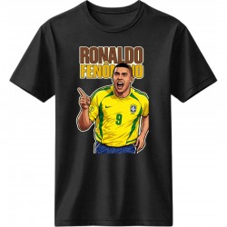 Ρονάλντο Ναζάριο μπλουζάκι “Ronaldo Fenômeno – Brazilian Legend” , μαύρο