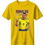 Ρονάλντο Ναζάριο μπλουζάκι “Ronaldo Fenômeno – Brazilian Legend” , μαύρο
