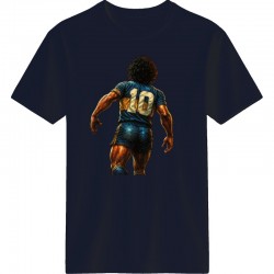 Μαραντόνα ρετρό μπλουζάκι “Number 10 Legacy – Eternal Icon” σκούρο μπλε