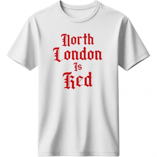 Άρσεναλ μπλουζάκι ποδοσφαίρου “North London Is Red”, λευκό