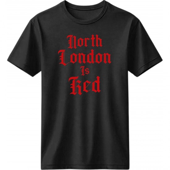 Άρσεναλ μπλουζάκι ποδοσφαίρου “North London Is Red”, μαύρο